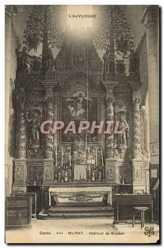 Cartes postales Murat Interieur De Bredon