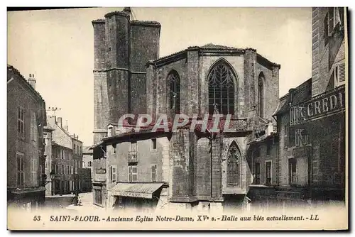 Ansichtskarte AK Saitn Flour Ancienne Eglise Notre Dame Halle aux Bles actuellement