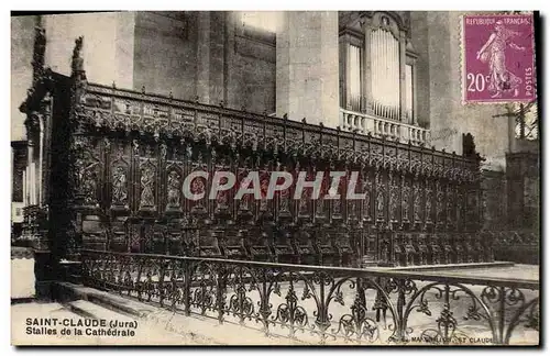 Cartes postales Saint Claude Stalles De La Cathedrale