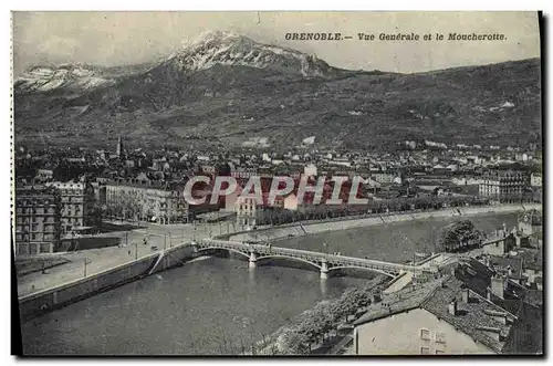 Cartes postales Grenoble Vue Generale Et Le Moucherotte