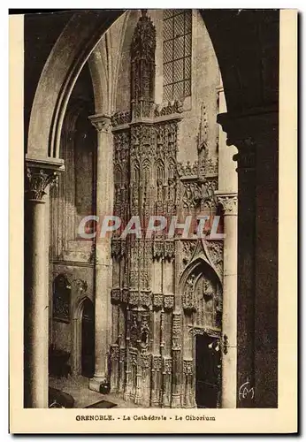 Cartes postales Grenoble La Cathedrale Le Ciborium