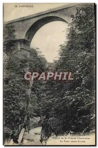 Cartes postales Route De La Grande Chartreuse Le pont Saint Bruno