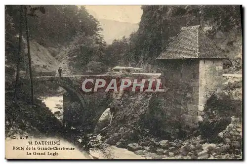 Cartes postales La Grande Chartreuse Route Le grand logis