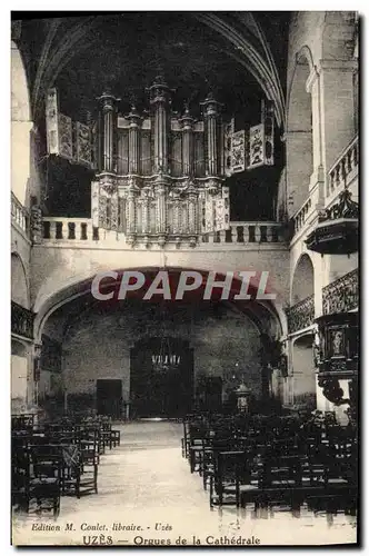 Cartes postales Usez Orgues De La Cathedrale