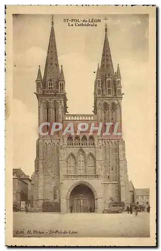 Cartes postales Saint Pol De Leon La Cathedrale