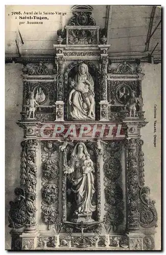 Cartes postales Saint Tugen Par Audierne Autel de la sainte Vierge