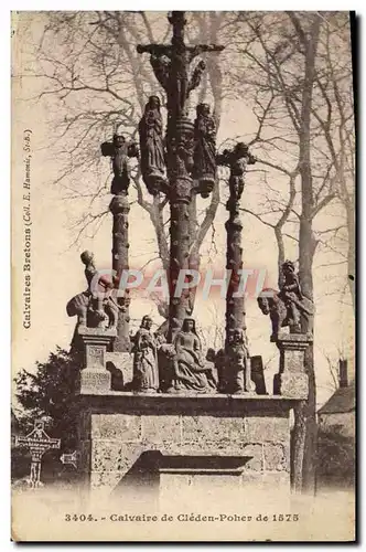 Cartes postales Calvaires de Cleden Poher de 1575