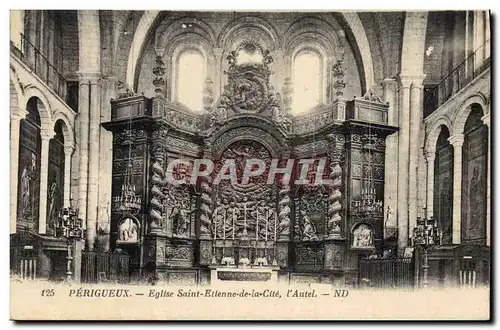 Ansichtskarte AK Perigueux Eglise Saint Etienne De La Cite L&#39autel