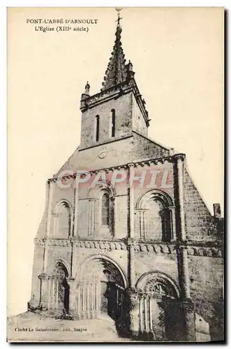 Cartes postales Pont L&#39Abbe D&#39Arnoult L&#39Eglise