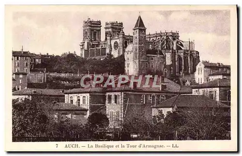 Cartes postales Auch La Basilique et la Tour d&#39Armagnac