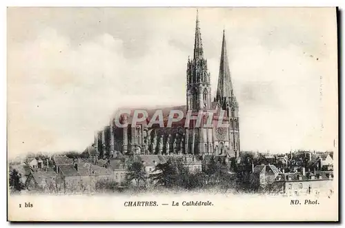 Cartes postales Chartres La Cathedrale