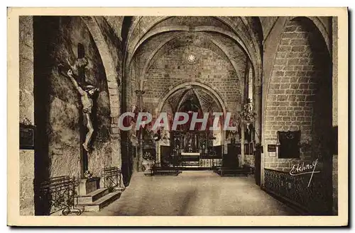 Ansichtskarte AK Moustiers Ste Marie Interieur de la chapelle