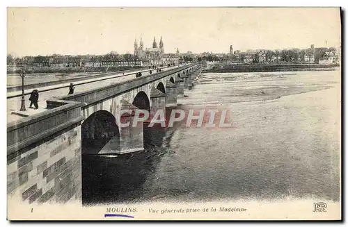 Cartes postales Moulins Vue Generale Prise de la Madeteine