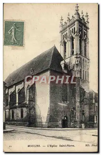 Cartes postales Moulins L'Eglise Pierre