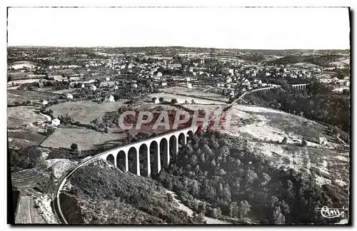 Moderne Karte Neris les Bains Vue Aerienne Sur les Viaducs