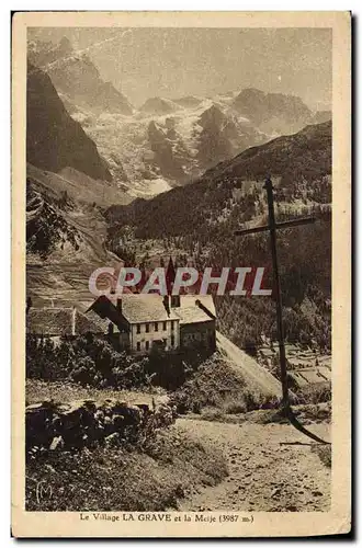 Cartes postales Le village La Grave et la Meije