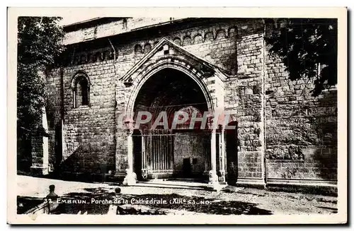 Ansichtskarte AK Embrun Porche de la Cathedrale