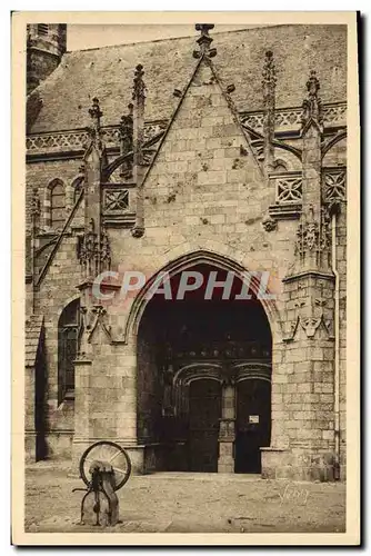 Ansichtskarte AK Guerande Le Porche de la Collegiale St Aubin