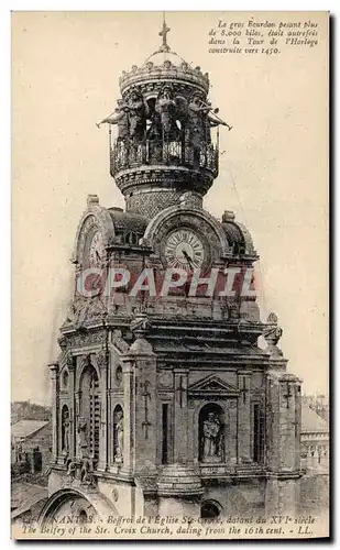 Cartes postales Nantes Beffroi de l&#39eglise Ste Croix