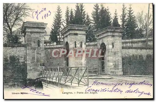 Cartes postales Langres Pore des Auges