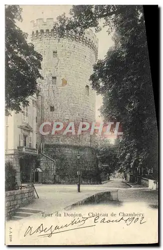 Cartes postales Tour du Donjon Chateau de Chambery