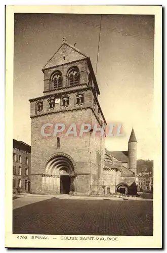 Cartes postales Epinal Eglise Saint Maurice