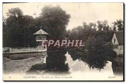 Cartes postales Chartres Vue Prise sur L&#39Eure la Courtille