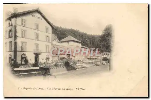 Cartes postales Bagnoles de L&#39Orne Vue generale des Bains