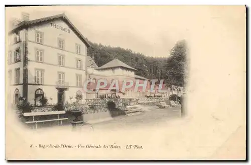 Cartes postales Bagnoles de L'Orne Vue generale des Bains