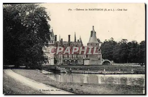 Cartes postales Chateau de Maintenon Cote Sud