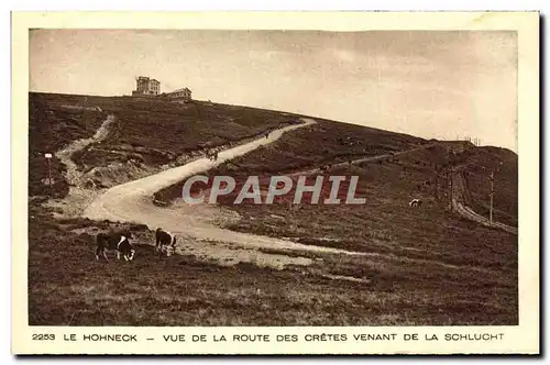 Cartes postales Le Hohneck Vue De La Route Des Cretes Venant de la Schlucht