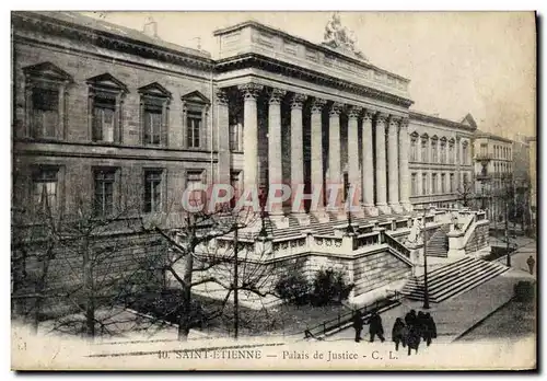 Cartes postales Saint Etienne Palais de Justice