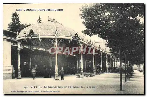 Cartes postales Vittel La Grande Galerie a L'Entree des Sources