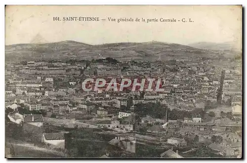 Ansichtskarte AK Saint Etienne Vue Generale de la Partie Centrale