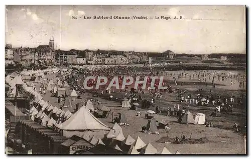 Cartes postales Les Sables d&#39Olonne La plage