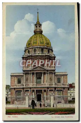 Ansichtskarte AK Paris Le Dome des Invalides