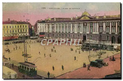 Ansichtskarte AK Toulouse Plage Du Capitole Tramway