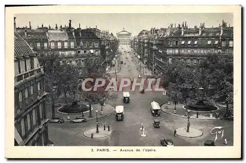 Cartes postales Paris Avenue de L&#39Opera