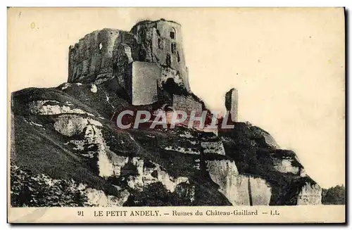 Ansichtskarte AK Le Petit Andely Ruines du Chateau Gaillard