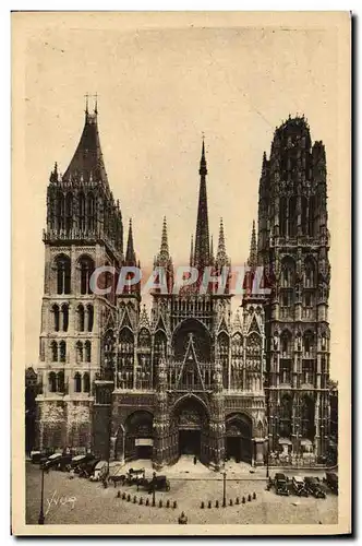 Ansichtskarte AK Rouen La cathedrale Notre Dame