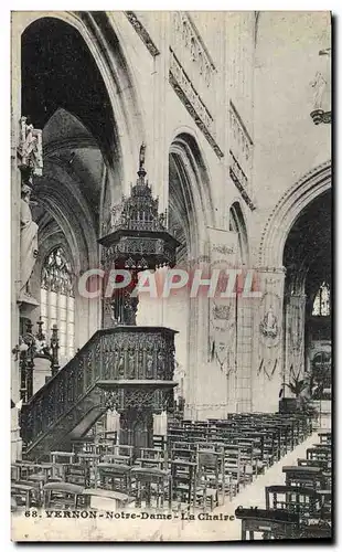 Cartes postales Vernon Notre Dame La Chaire