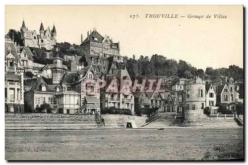 Cartes postales Trouville Groupe de Villas