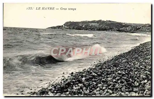 Ansichtskarte AK Le Havre Gros Temps