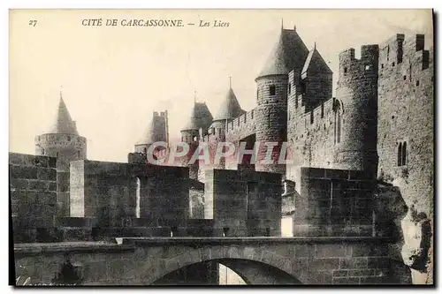 Ansichtskarte AK Cite de Carcassonne Les Lices