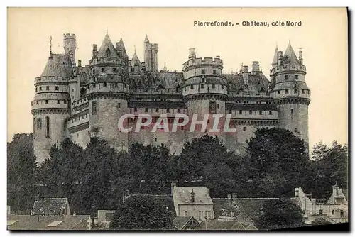 Ansichtskarte AK Pierrefonds Chateau Cote Nord