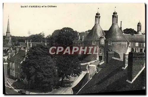 Cartes postales Saint Fargeau et le Chateau