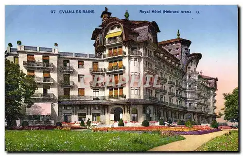 Cartes postales Evian les Bains Royal Hotel