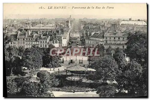 Ansichtskarte AK Le Havre Panorama de la Rue de Paris Kiosque