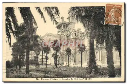 Cartes postales Environs D'Hyeres Domainc de San Salvadour