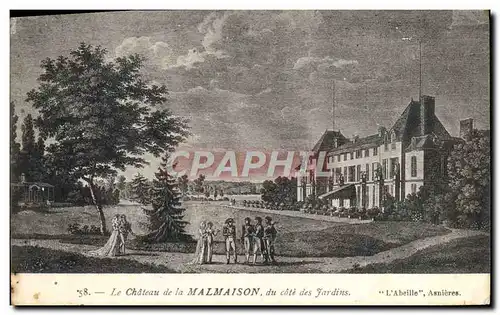 Ansichtskarte AK Le Chateau de la Malmaison du Cote des Jardins